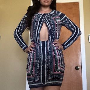 Mara Hoffman mini dress with gorgeous print.